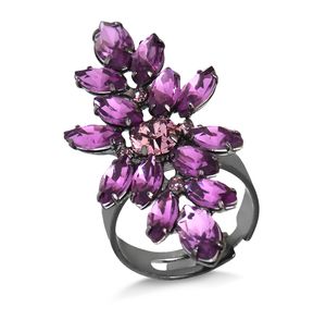 Anel-flor-regulavel-com-cristais-violeta-folheado-em-rodio-negro