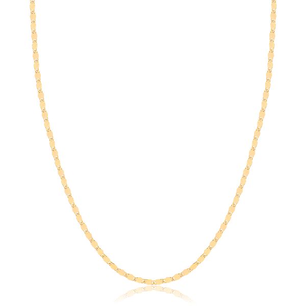 

Colar com bolinhas ligadas folheado em ouro 18k